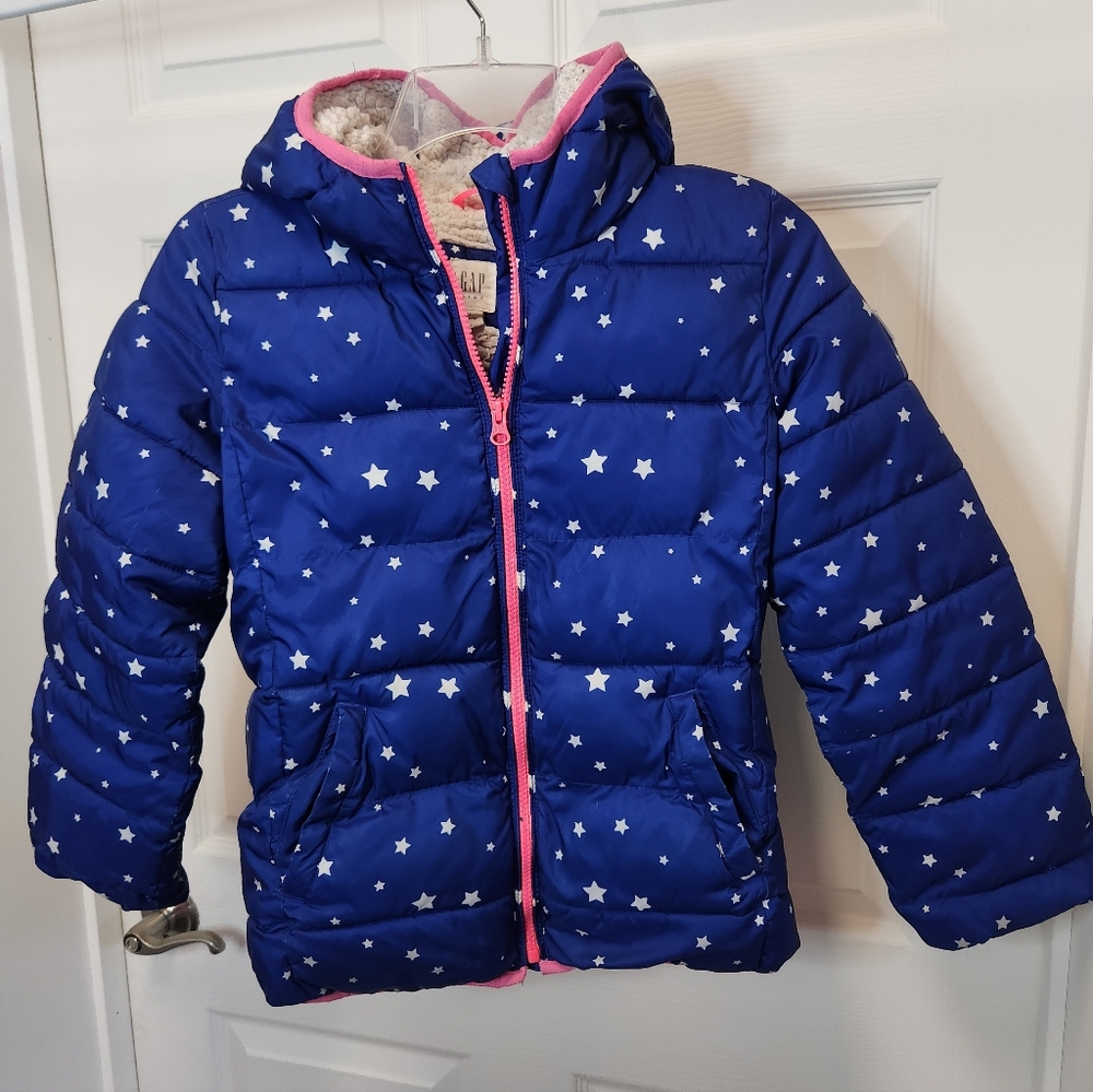 Gap Sherpa Lined Hooded Coat